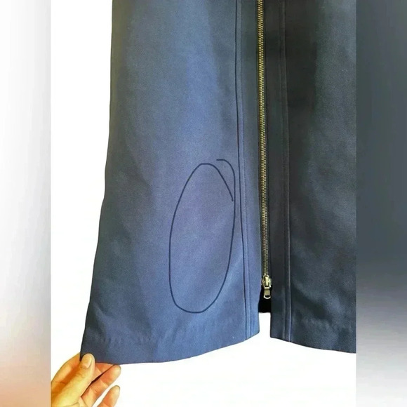 Toccin Blue Tie Waist Dress Size 8 - Picture 14 of 15